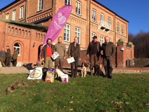 Jaktprov i vinnarklass på Charlottenlund 27 november 2016